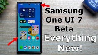 Samsung One UI 7.0 Beta With Android 15 - Everything New