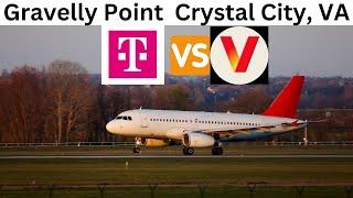 T-Mobile vs. Verizon || Gravelly Point, VA || Cellular Network analysis & Performance Testing