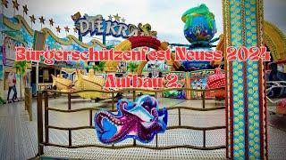 Bürgerschützenfest Neuss 2024 Aufbau 2