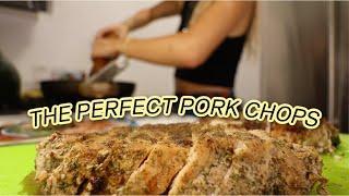 COOKING WITH KRISTEN! | The Perfect Pork Chops