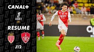 Résumé AS Monaco FC / Stade Brestois 29 - Ligue 1 2024-25 (J12)