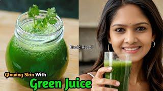 बिना जूसर 5मिनट में बनाए जूस / Palak Kheera Juice's AMAZING Benefits / Glowing Skin With Green Juice