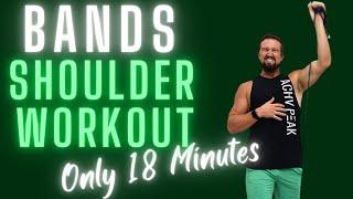 Resistance Band Shoulder Workout - 18 Minute Shoulder Workout At Home