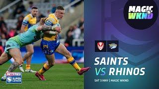 Highlights | St Helens v Leeds Rhinos | 2025 Betfred Super League, Magic WKND