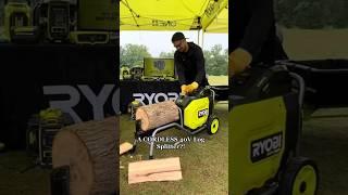 NEW from Ryobi Tools: a CORDLESS 40V Log Splitter