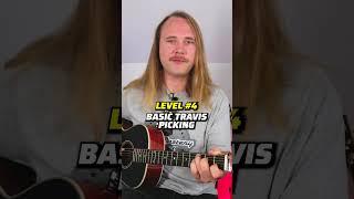 The 6 LEVELS of Fingerpicking on Guitar!