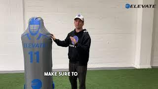 11th Man Defender Set up | Elevate sports training dummy