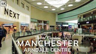 Manchester Arndale Centre Walking Tour 4K - Shopping Mall Walk - Mall Tour - April 2024 (60fps)