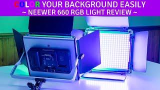 Neewer 660 RGB Lights Review - Change The Color & Mood Instantly!