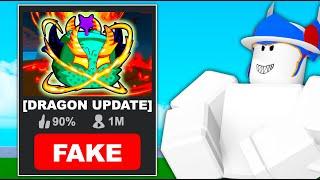 Blox Fruits Developer FAKES Dragon Update, Instantly regrets it...