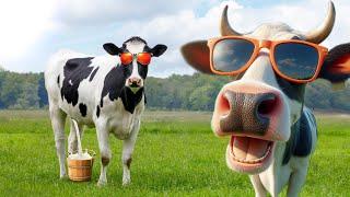 FUNNY COW DANCE 4 | Cow Song & Cow Videos 2024 | Cow dance mix | dancing cow | Cow music | gaiya moo