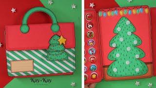 DIY Paper Christmas Dollhouse and Doll Assembly Tutorial