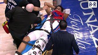 Pistons Crowd Chants for Jaden Ivey as He's Stretchered Off the Court After Leg Injury 