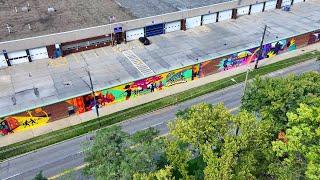 Artists paint stories of Cleveland neighborhoods in vibrant mural