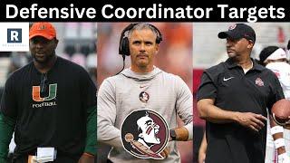 Florida State Defensive Coordinator Targets | FSU Football News