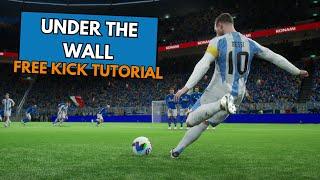 eFootball 2025 - UNDER THE WALL Free Kick Tutorial - Playstation & Xbox