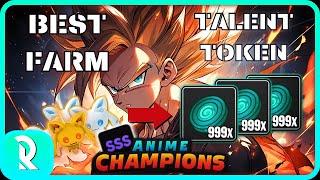 Technique ULTIME de Farm des Talent Token sur Animes Champions Simulator !! @oTradeMark