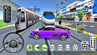 3D Driving Class #91 -Purple Car Driving Simulator - Best Android Gameplay