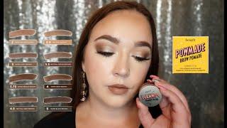 NEW Benefit Cosmetics POWmade Brow Pomade | I'm Shook!!! Shade 3.75