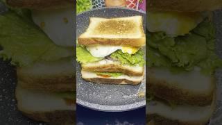 Egg Triple Sandwich | Easy Breakfast #shortsfeed #shorts