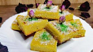 آموزش کیک باقلوا (کیک شربتی) بینهایت خوشمزه و خوش عطر   Baklava Cake Recipe (Eng Sub)