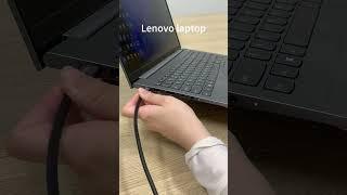 It is so easy to connecting a portable monitor with the laptop! #shorts