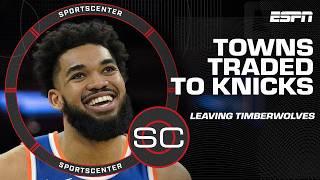  KARL-ANTHONY TOWNS TRADED TO THE KNICKS  | SportsCenter