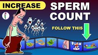 How to increase Sperm Count | Sperm count increase food | Infertility | Low Sperm Count - Solution