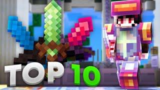 Top 10 Best MCPE PVP Texture Packs! (Minecraft Bedrock 1.21)