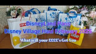 Disney Village Disneyland Paris Small Gift Haul Feb 2025 (What You Can Get For Your Money )