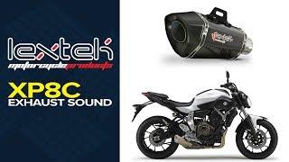 Lextek XP8C Exhaust Sound: Yamaha MT-07 (14-17)