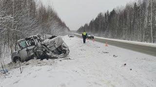 "Гранта" кормой влетела во встречный тягач и убила пилота