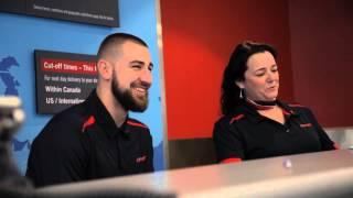 Purolator Undercover Employee With Jonas Valanciunas