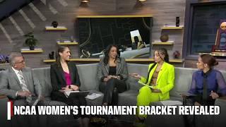 Women's NCAA Tourney Bracket REVEALED  UCLA, South Carolina, Texas & USC get No. 1 seeds | ESPN CBB