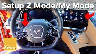 How To: Setup Z-Mode and My Mode on C8 Corvette