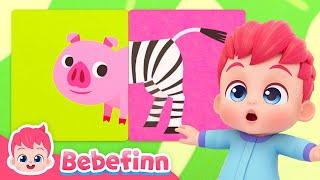 Have You Ever Seen a Tail? | EP24 | Bebefinn Animal Songs | Guessing Game | Nursery Rhymes