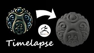 Shape of Unn Charm Sculpt (timelapse)