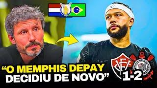 TV HOLANDESA SE RENDEU AO MEMPHIS DEPAY! VITÓRIA 1 x 2 CORINTHIANS