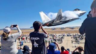 Awesome F-22 Raptor Dazzles at Miramar Airshow!