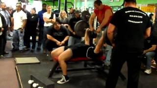 Alex B 350 Bench @APA Brass City Meet, Powerflex Gym