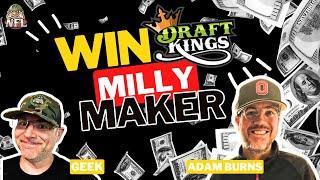 Win the NFL DraftKings Milly Maker with these Secrets | DFS Strategy