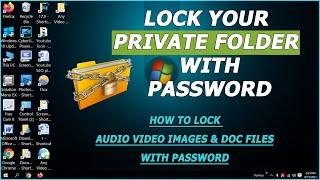 how to lock folder in windows 10 laptop desktop pc #pc #folderlock