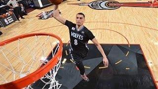 Zach LaVine Flushes the Alley-Oop from the Foul Line