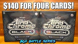  Defending My Crown!   | 2021 Topps Chrome Black Hobby Box Battle!