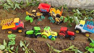 Tractor toy video | Gadi wala video | toy jcb, dumper,car,toy truck #toys @natkhattoytv1941