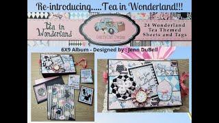 Country Craft Creations -Tea in Wonderland - Album Tutorial