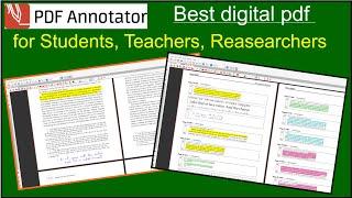 The best pdf for students highlighting digital books (pdf-annotator)