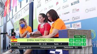 AWC22 - Emma Martinez Cons - Solo: Free Dance Junior (20.05.2022)