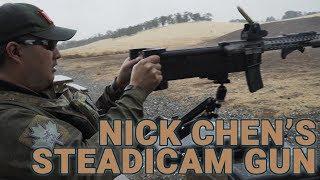 Shooting a Steadicam gun in the rain with Nick Chen