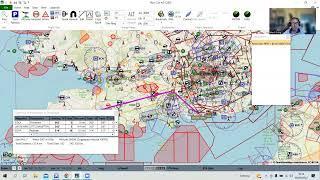 Flight Sim VFR Flight planning Shoreham to Newquay